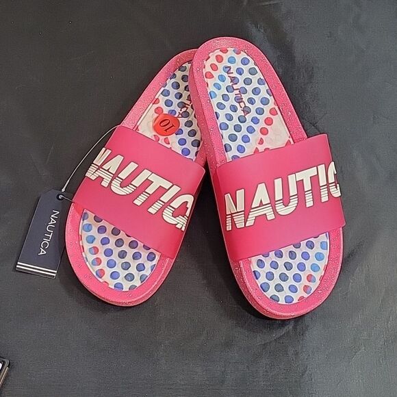 BRAND NEW WOMEN"S NAUTICA ESMERAY SLIDES ROUND TOE SANDAL - Picture 3 of 13